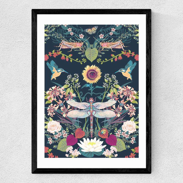 Garden Treasures Medium Black Frame Garden Treasures Medium Black Frame
