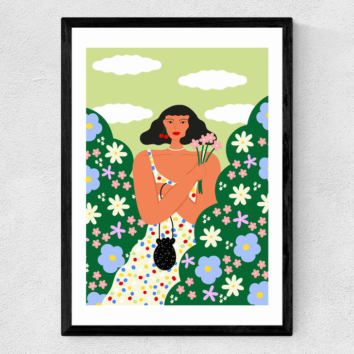 Cherry by Ana Jacks Medium Black Frame Cherry by Ana Jacks Medium Black Frame