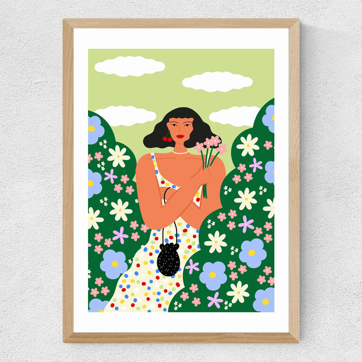 Cherry by Ana Jacks Medium Oak Frame Cherry by Ana Jacks Medium Oak Frame