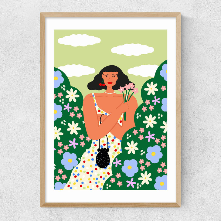 Cherry by Ana Jacks Narrow Oak Frame