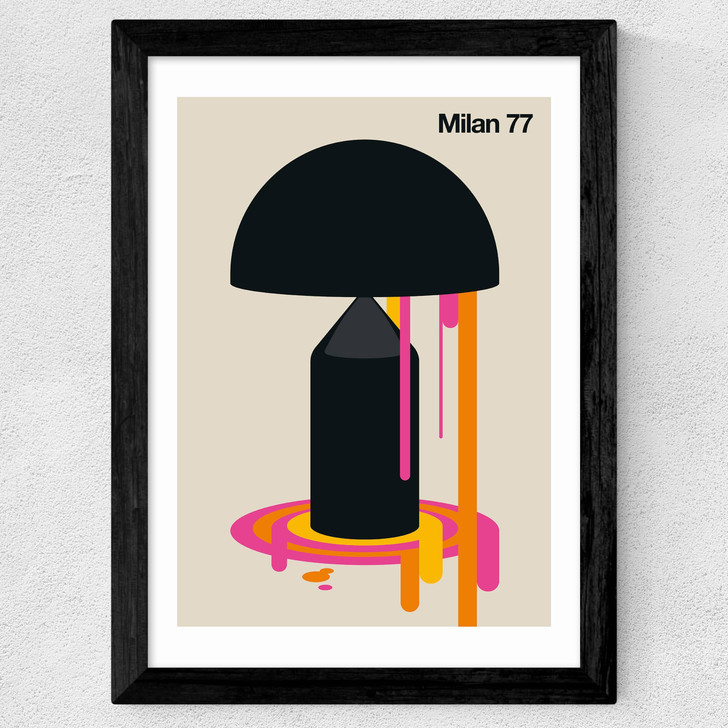 Milan 77 Wide Black Frame Milan 77 Wide Black Frame