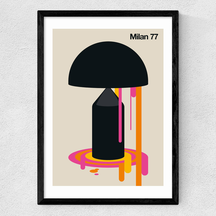 Milan 77 Medium Black Frame