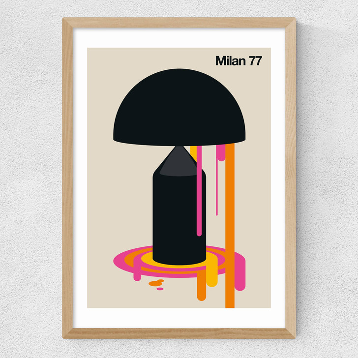Milan 77 Medium Oak Frame