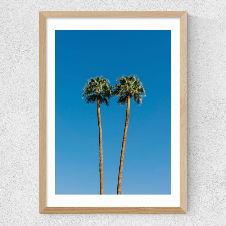 Palm Springs Twin Palms Medium Oak Frame Palm Springs Twin Palms Medium Oak Frame
