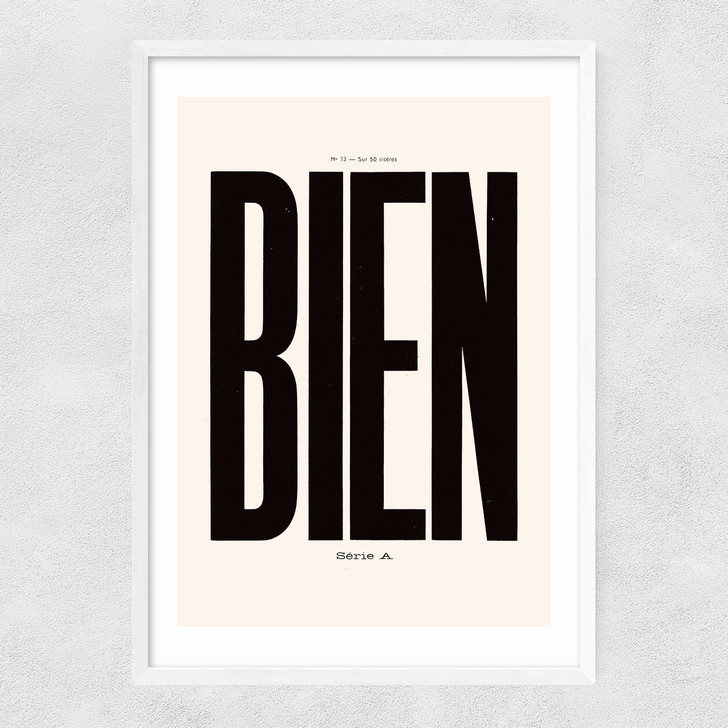 Bien Narrow White Frame