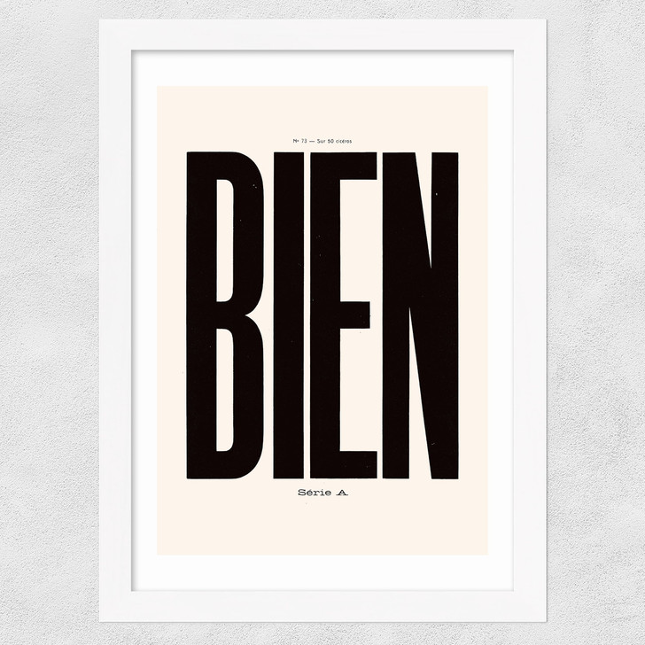 Bien Wide White Frame