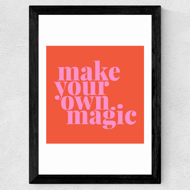 Make Your Own Magic Wide Black Frame
