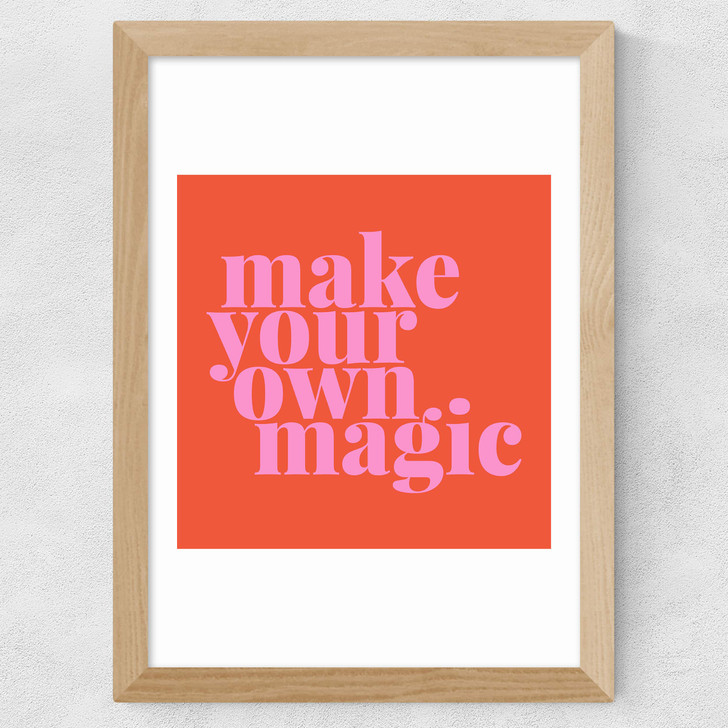 Make Your Own Magic Wide Oak Frame