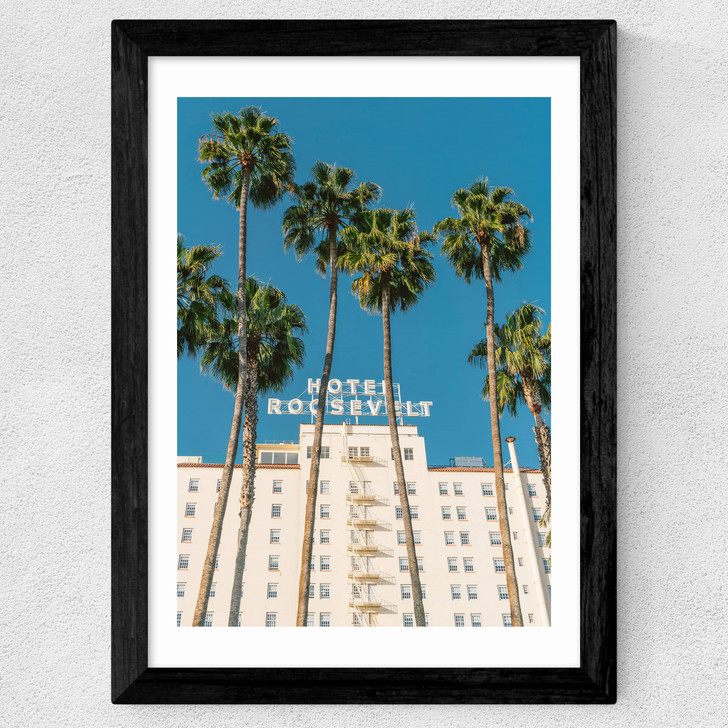 Hollywood Hotel Wide Black Frame Hollywood Hotel Wide Black Frame