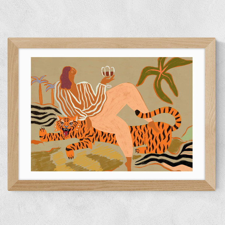 Tigerific Wide Oak Frame Tigerific Wide Oak Frame