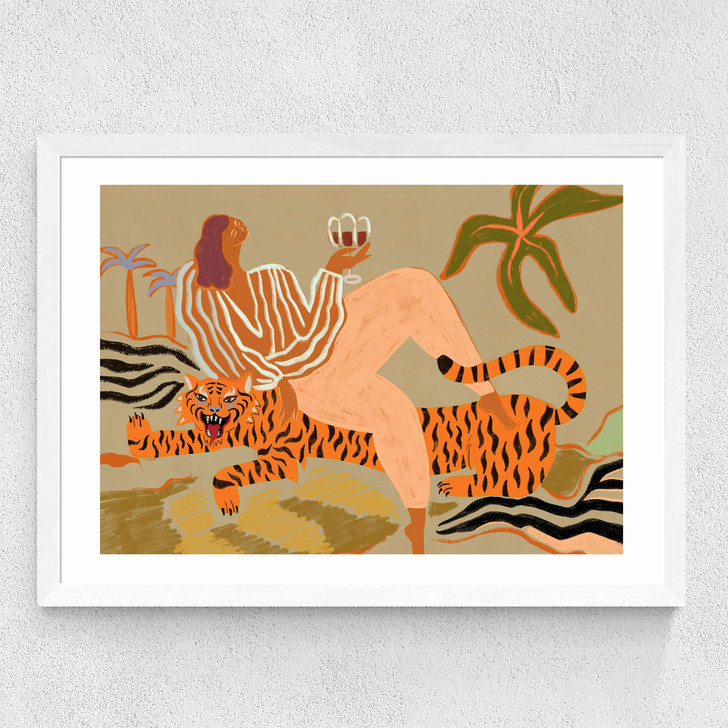 Tigerific Medium White Frame Tigerific Medium White Frame