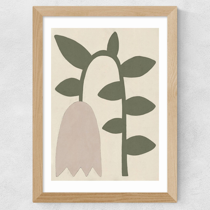 Tulip by Alisa Galitsyna Wide Oak Frame