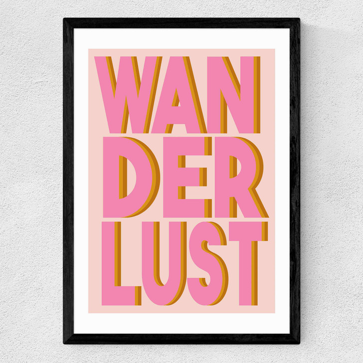 Wanderlust Medium Black Frame