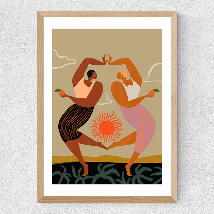 Sisters Medium Oak Frame