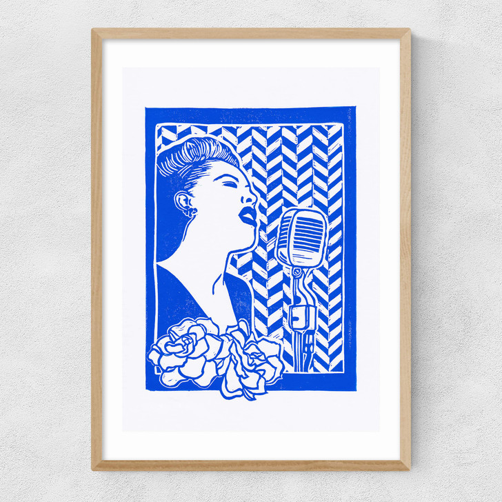 Lady Day Narrow Oak Frame Lady Day Narrow Oak Frame