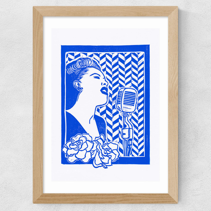 Lady Day Wide Oak Frame