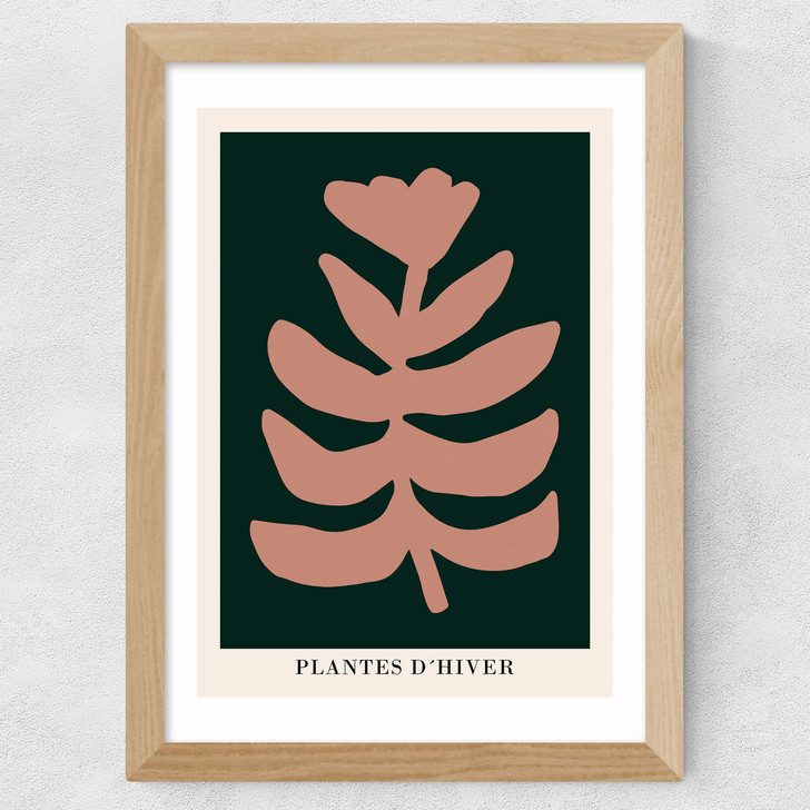 Plantes d'Hiver Green Wide Oak Frame