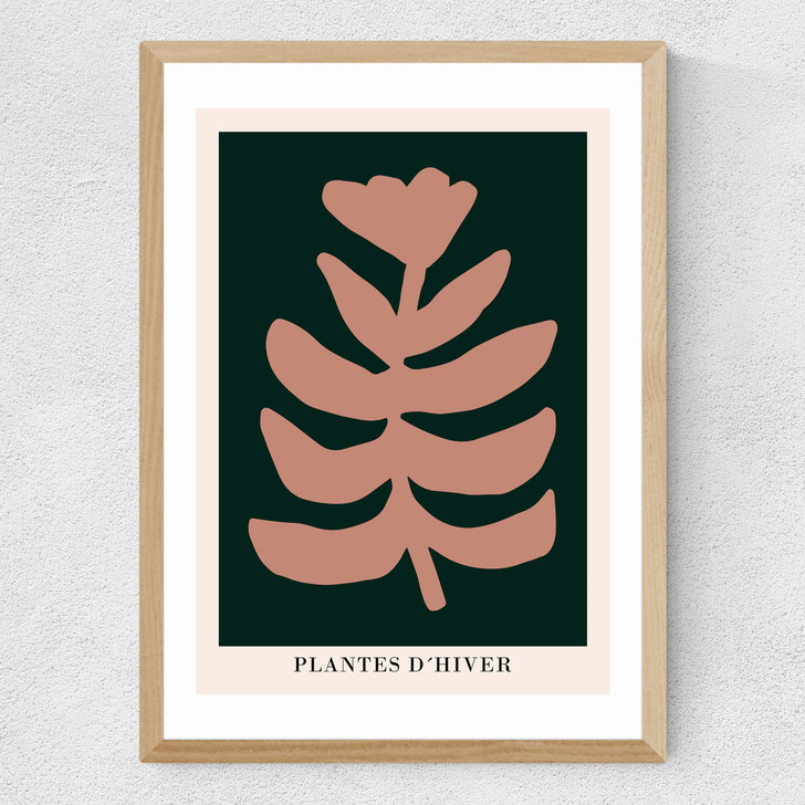 Plantes d'Hiver Green Medium Oak Frame