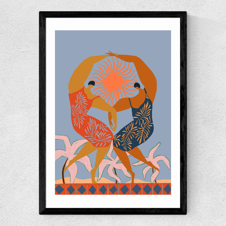 Sisterhood by Arty Guava Medium Black Frame Sisterhood by Arty Guava Medium Black Frame