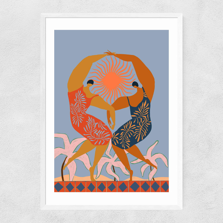 Sisterhood by Arty Guava Narrow White Frame Sisterhood by Arty Guava Narrow White Frame