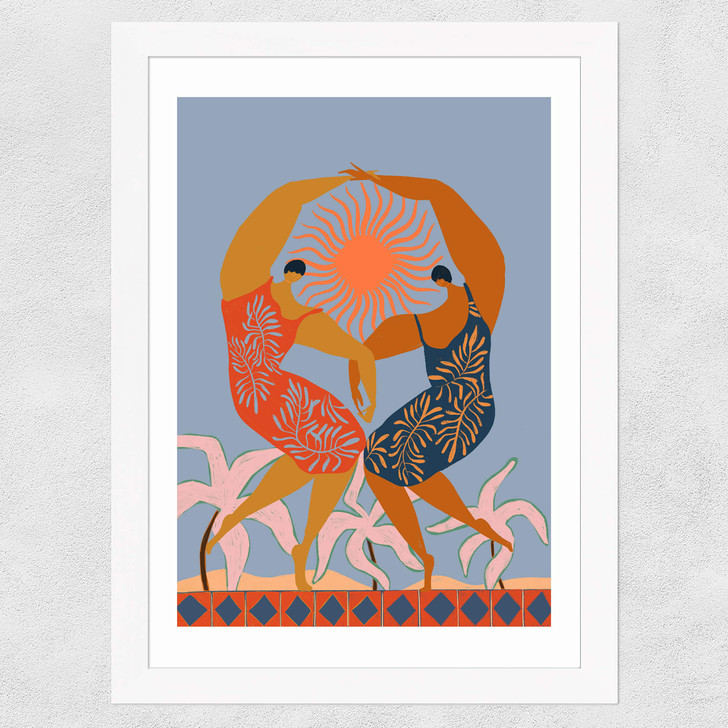 Sisterhood by Arty Guava Wide White Frame Sisterhood by Arty Guava Wide White Frame