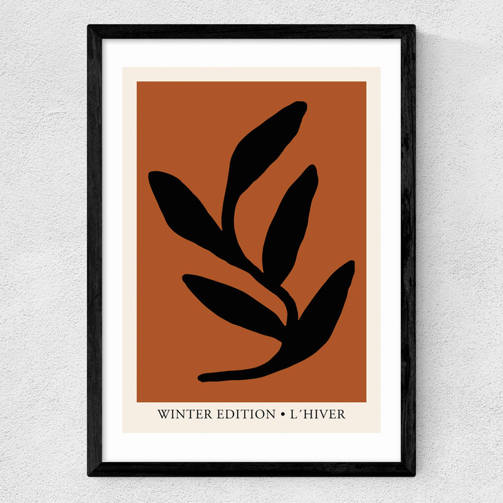 L'Hiver Rust Medium Black Frame L'Hiver Rust Medium Black Frame