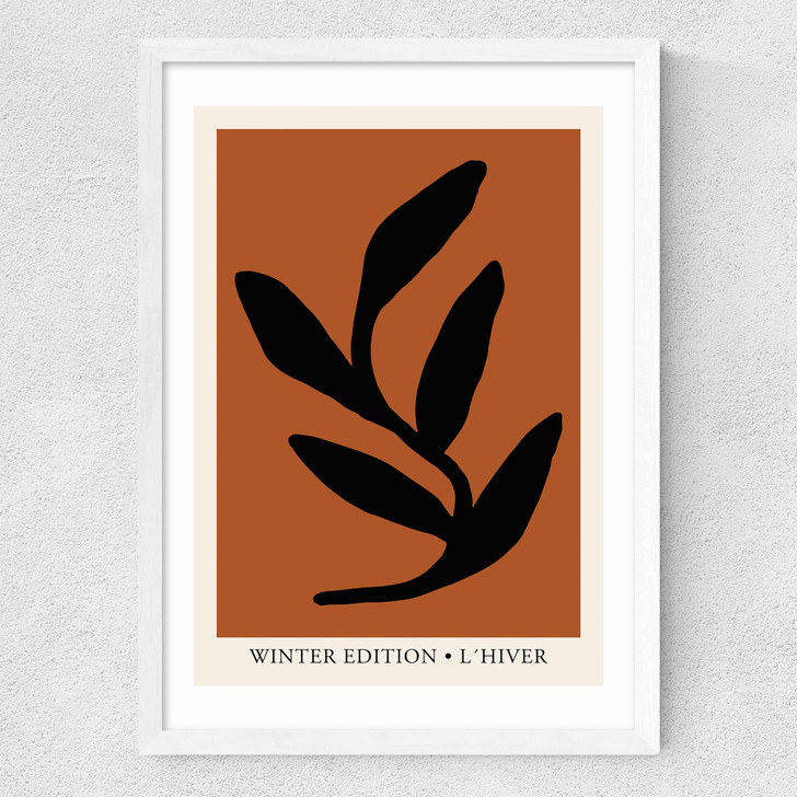 L'Hiver Rust Medium White Frame L'Hiver Rust Medium White Frame