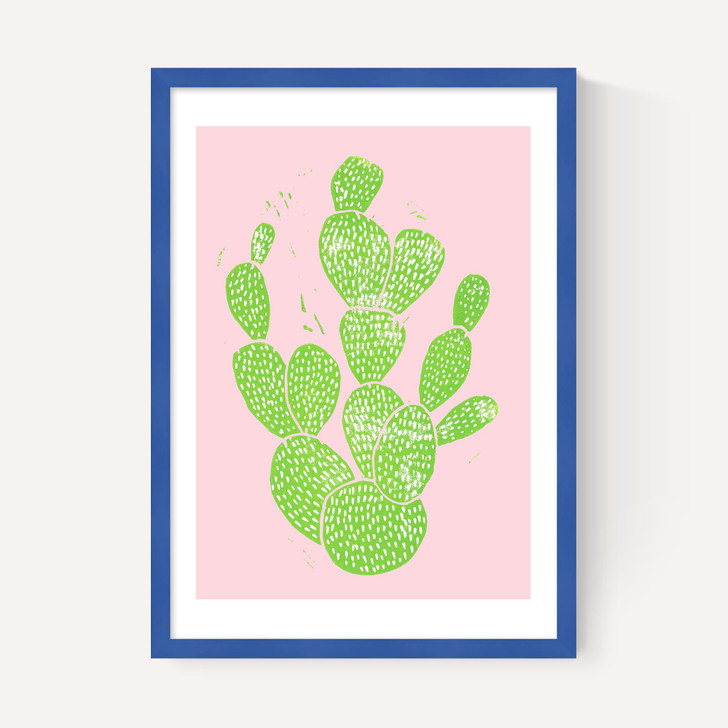 Linocut Cacti