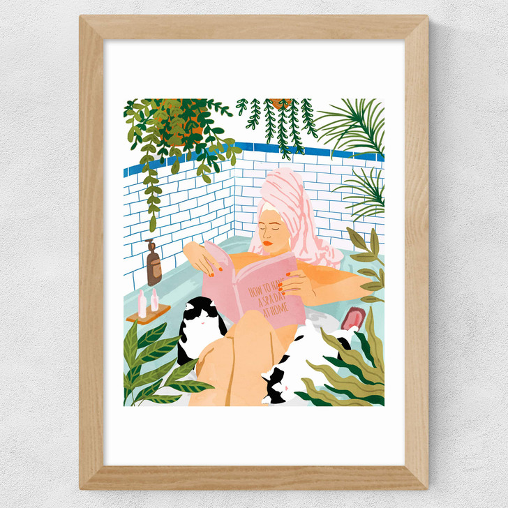 How To Have A Spa Day At Home Wide Oak Frame How To Have A Spa Day At Home Wide Oak Frame