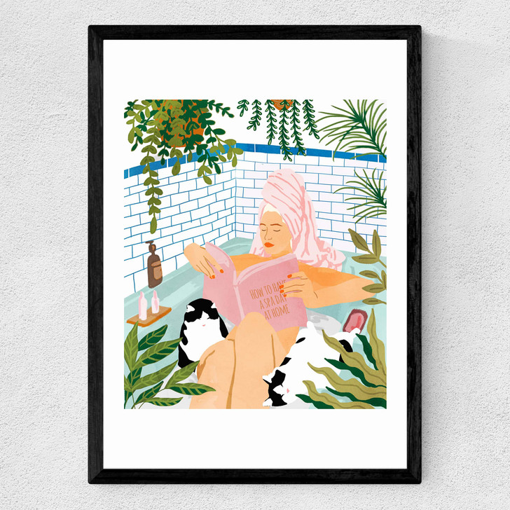 How To Have A Spa Day At Home Medium Black Frame
