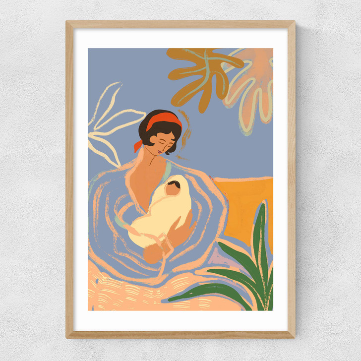 Motherhood Narrow Oak Frame Motherhood Narrow Oak Frame