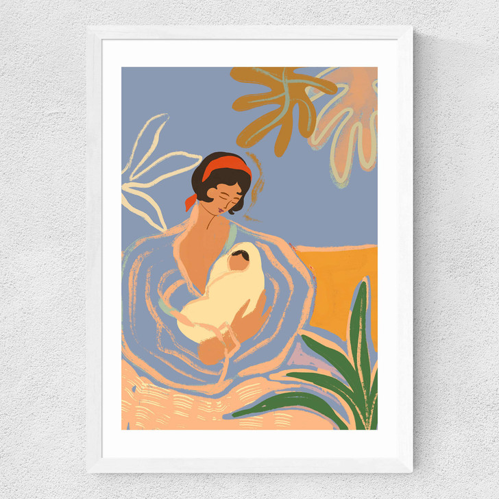 Motherhood Medium White Frame Motherhood Medium White Frame