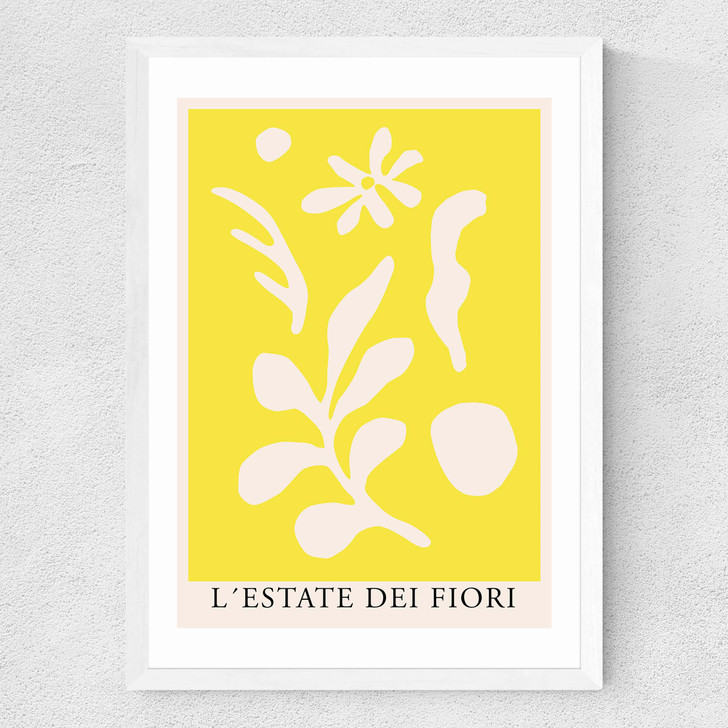 L'Estate dei Fiori Medium White Frame