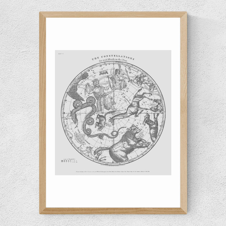 The Constellations Medium Oak Frame The Constellations Medium Oak Frame