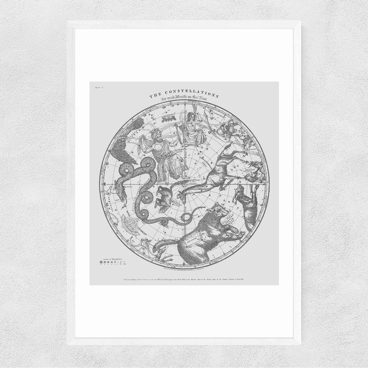 The Constellations Narrow White Frame The Constellations Narrow White Frame