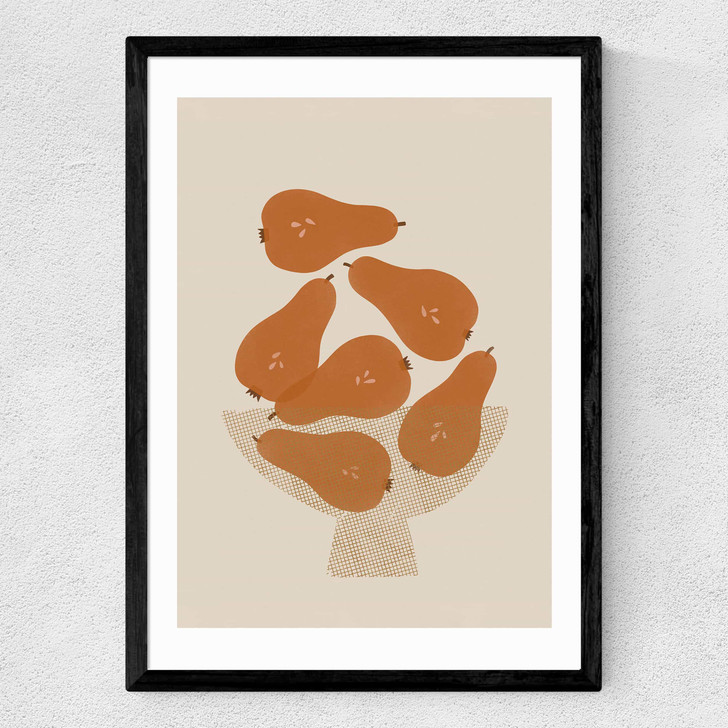 Pear Bowl Medium Black Frame Pear Bowl Medium Black Frame