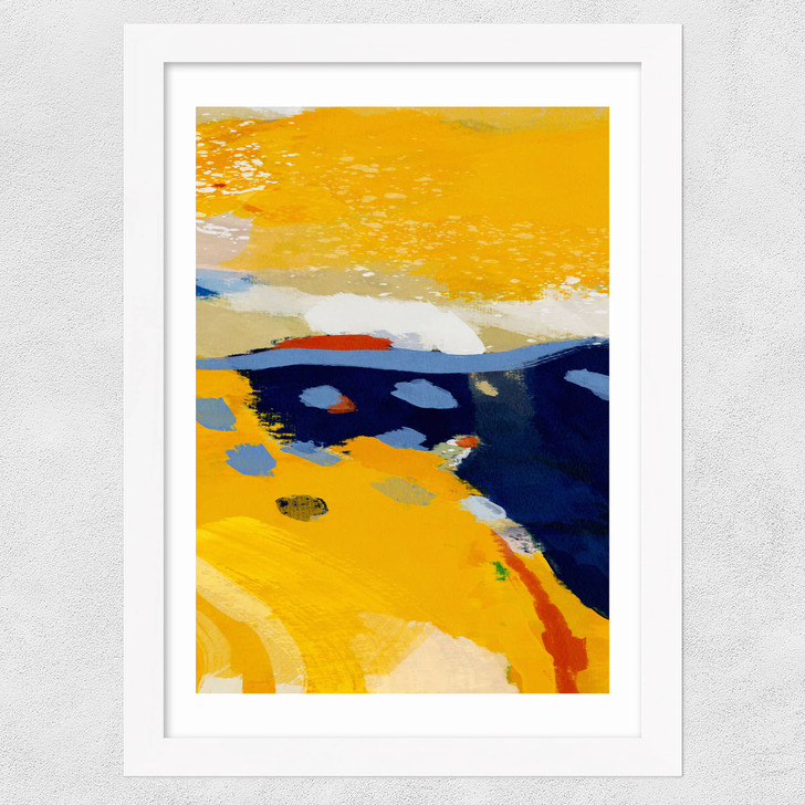 Summer III Wide White Frame Summer III Wide White Frame