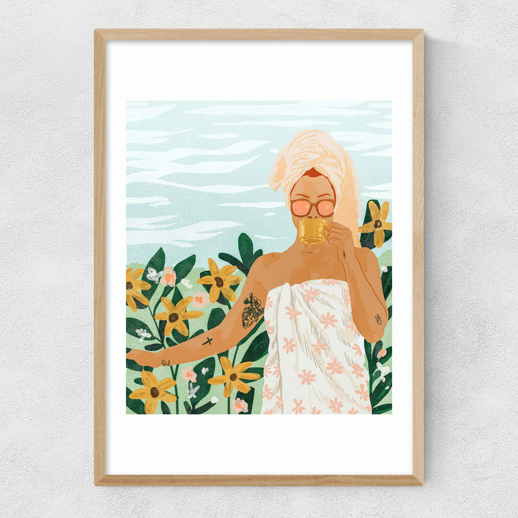 Earl Grey Narrow Oak Frame Earl Grey Narrow Oak Frame