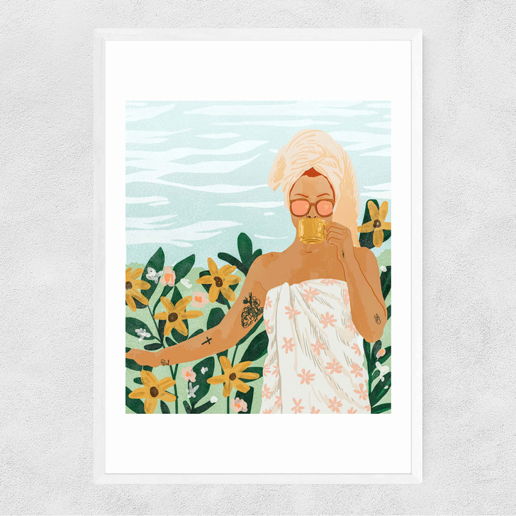 Earl Grey Narrow White Frame Earl Grey Narrow White Frame