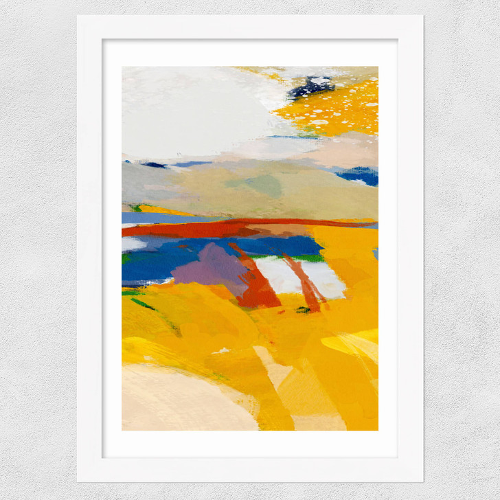Summer II Wide White Frame