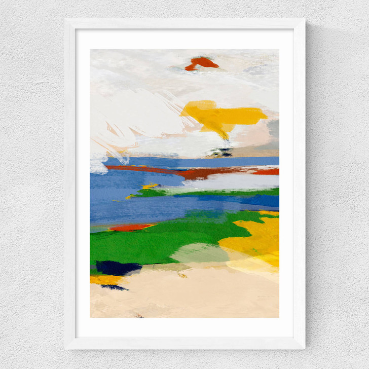 Summer I Medium White Frame Summer I Medium White Frame