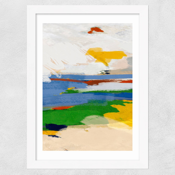 Summer I Wide White Frame