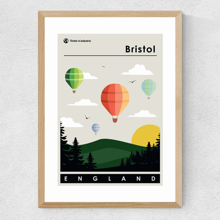 Bristol Medium Oak Frame Bristol Medium Oak Frame