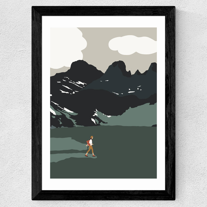 Alpine Tarn Hiker Wide Black Frame