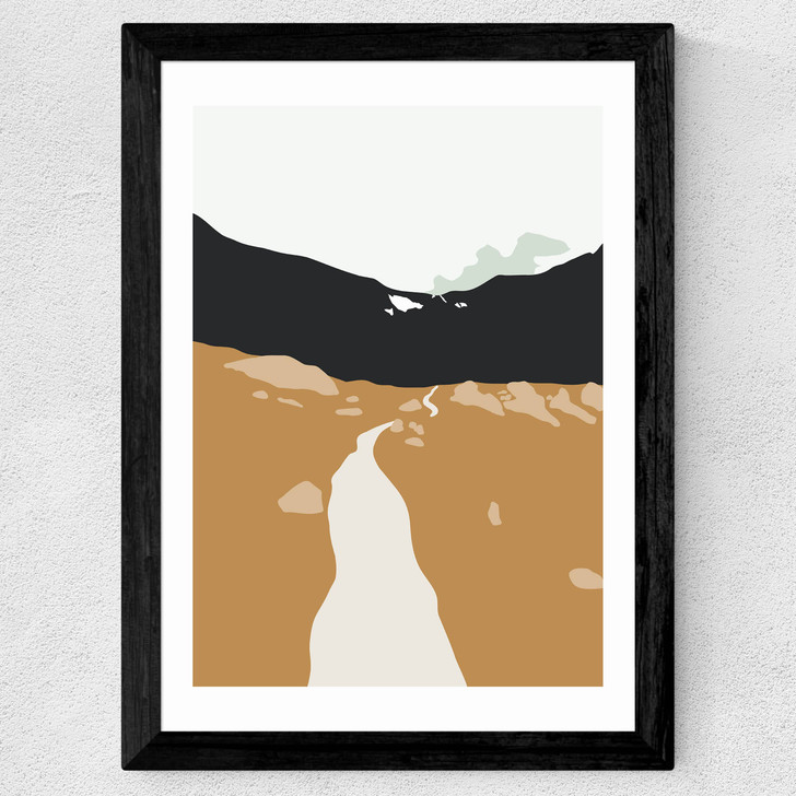 Alpine Mountain Trail Wide Black Frame Alpine Mountain Trail Wide Black Frame