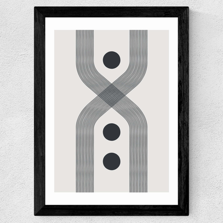Abstract Lines Circle by The Crayon Studio