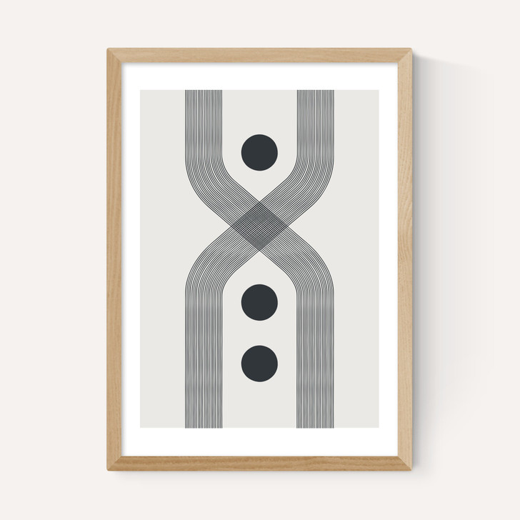 Abstract Lines Circle by The Crayon Studio
