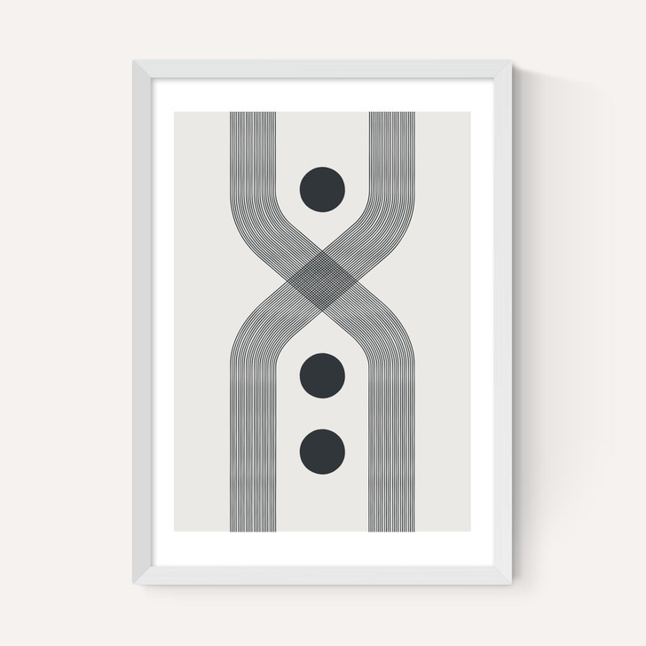 Abstract Lines Circle by The Crayon Studio