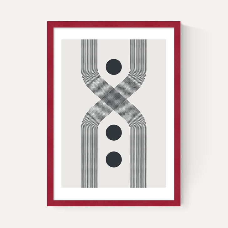 Abstract Lines Circle by The Crayon Studio