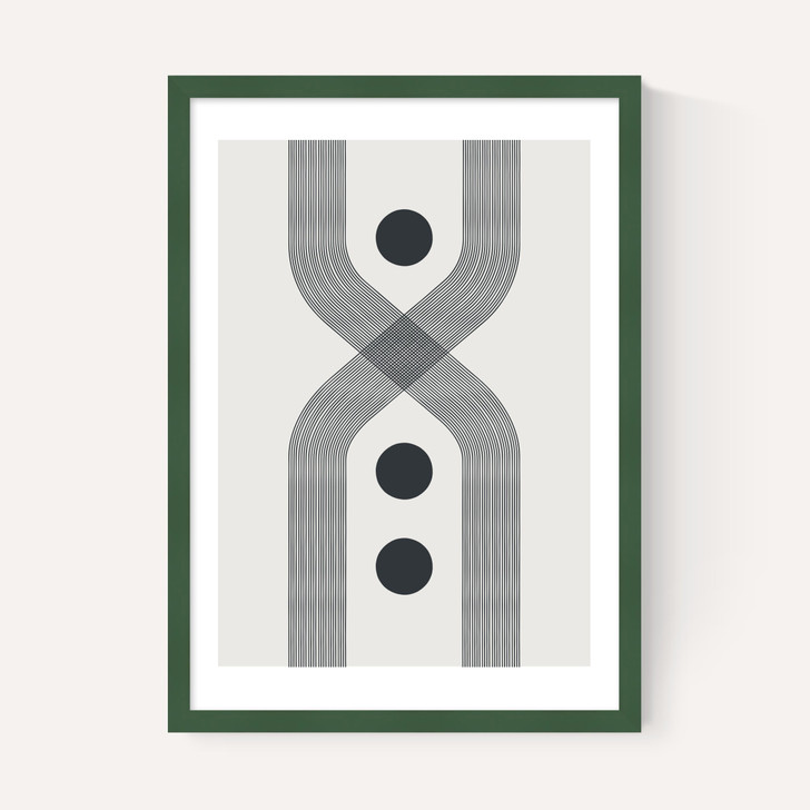Abstract Lines Circle by The Crayon Studio
